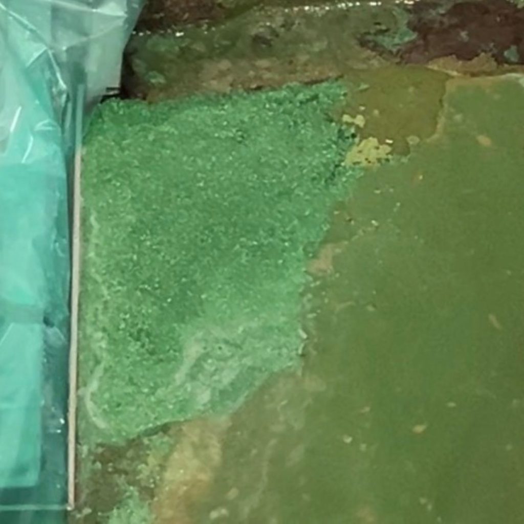 調色したカンクリートの施工イメージ:寄り